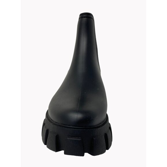 Jeffrey Campbell Women’s 10 Platform Chelsea Rain Boots Lug Sole Black - Picture 7 of 11